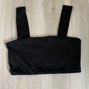 Black shein crop top